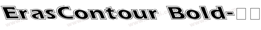ErasContour Bold字体转换